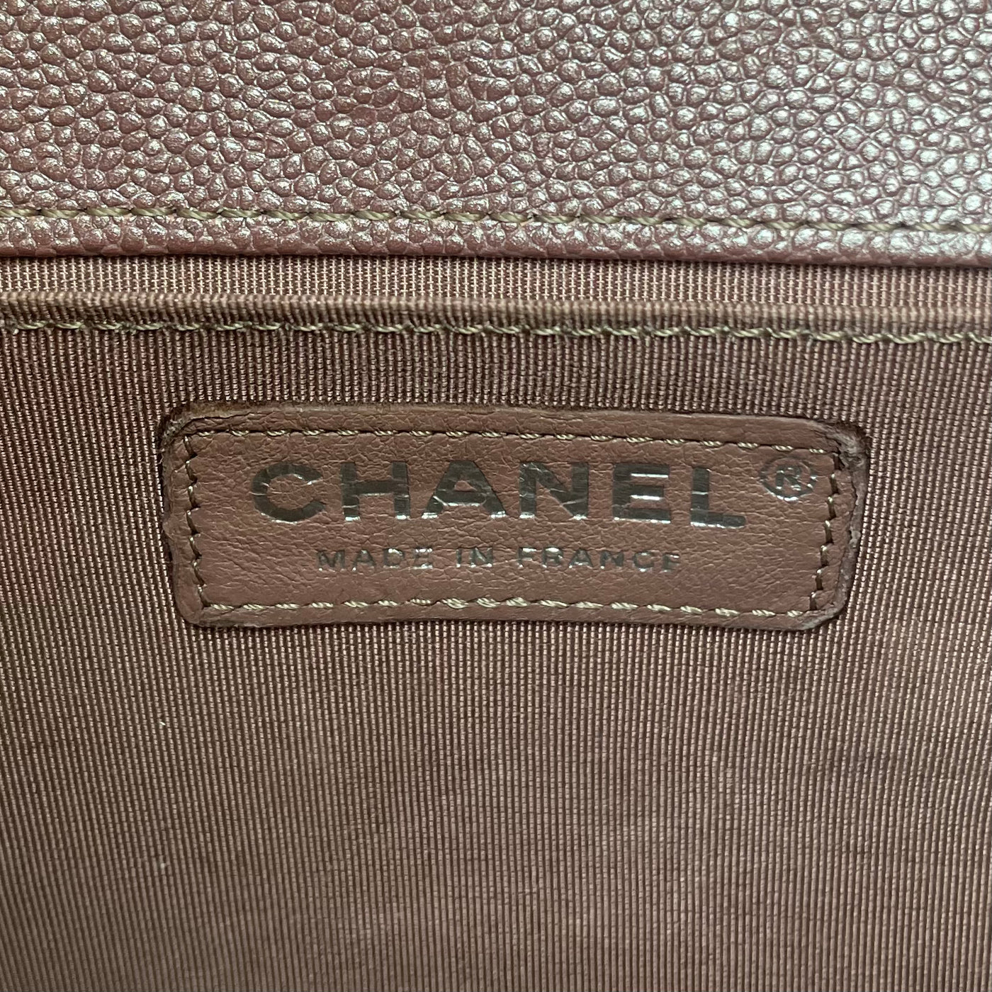 CHANEL Chanel Medium Boy Bag - Metallic Mauve