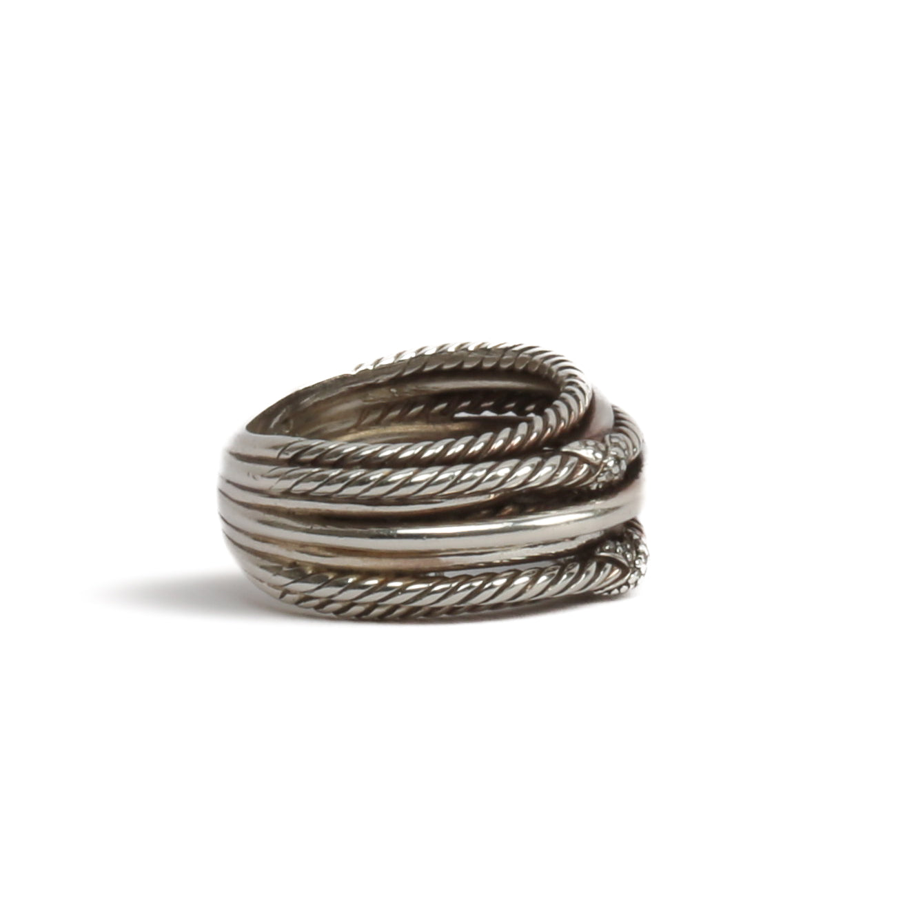 DAVID YURMAN Diamond X Crossover Ring - FINAL SALE