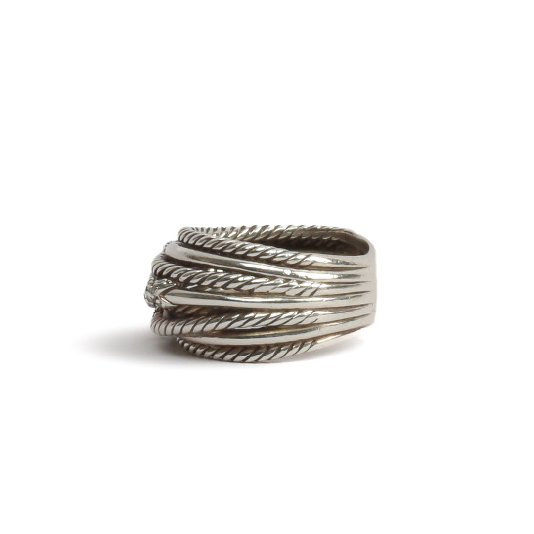 DAVID YURMAN Diamond X Crossover Ring - FINAL SALE