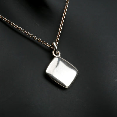 TIFFANY & CO. Vintage Square Pendant Necklace - FINAL SALE