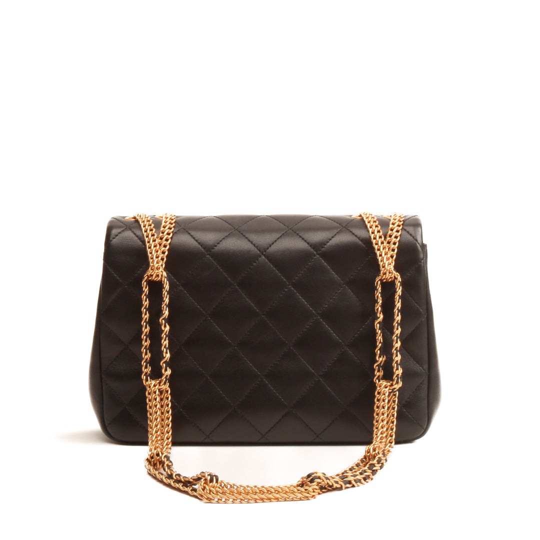 CHANEL On And On Flap Bag - Black