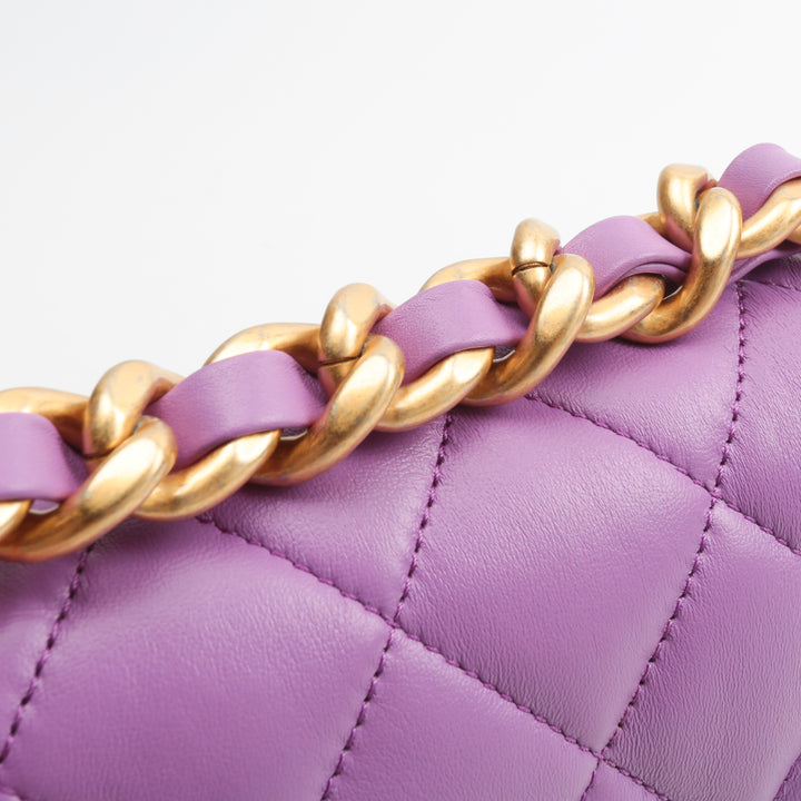 CHANEL Mini Candy Chain Flap Bag - Purple