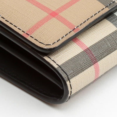 BURBERRY Vintage Check Hannah Wallet on Strap