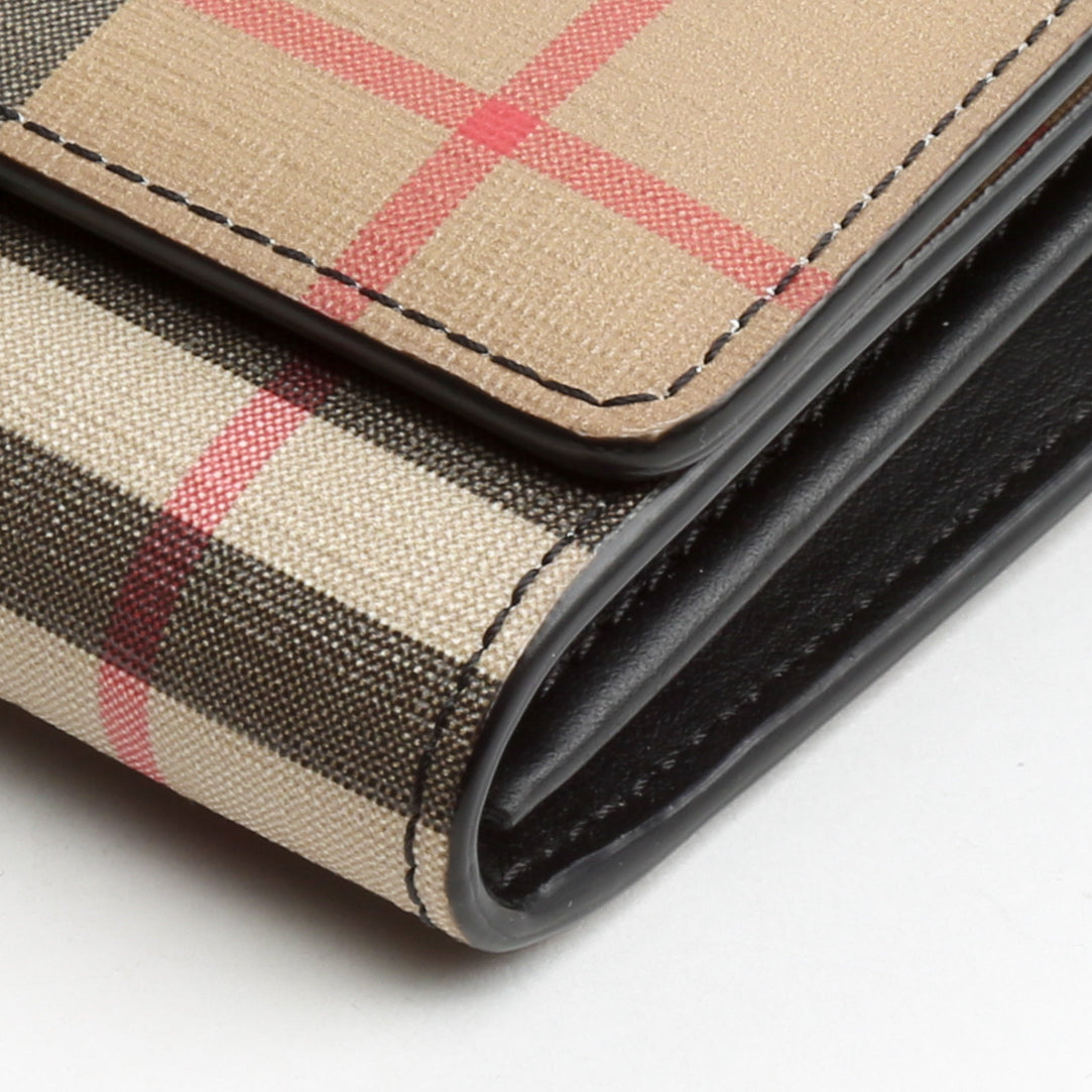 BURBERRY Vintage Check Hannah Wallet on Strap