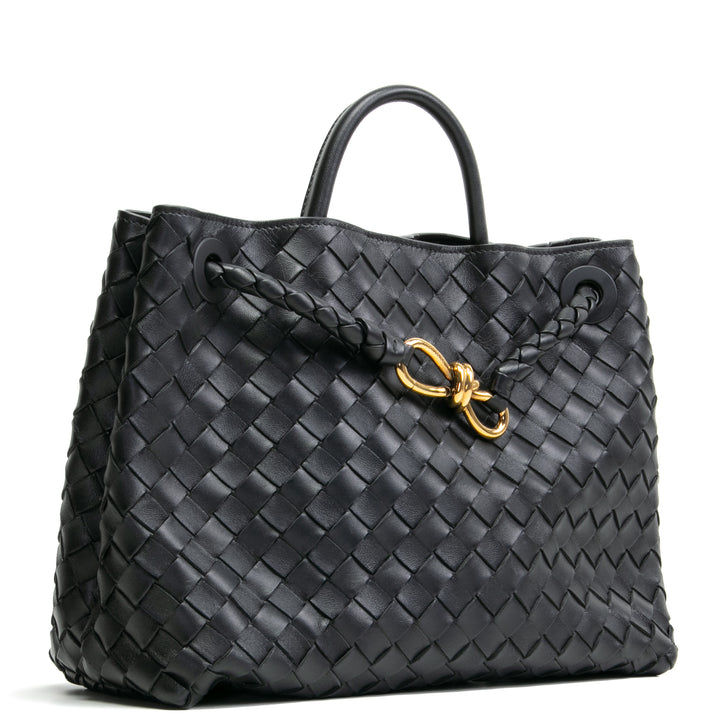 BOTTEGA VENETA Intrecciato Andiamo - Black