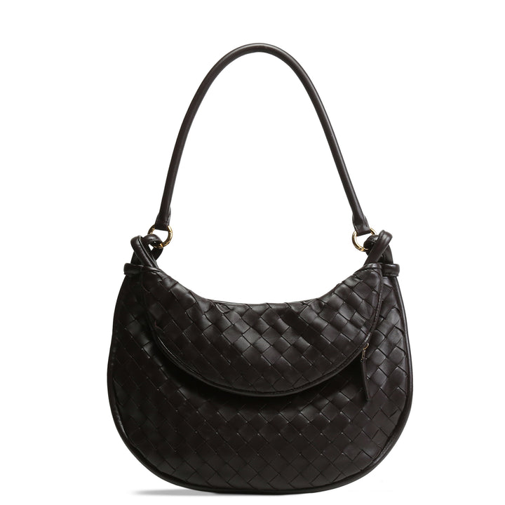 BOTTEGA VENETA Medium Gemelli - Fondant "Chocolate Brown"