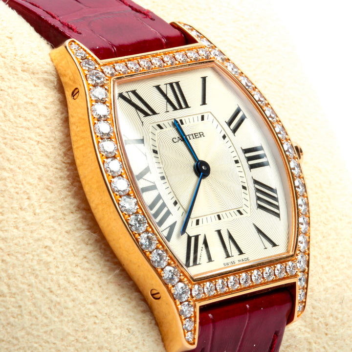 CARTIER 18K Rose Gold Tortue Watch - FINAL SALE