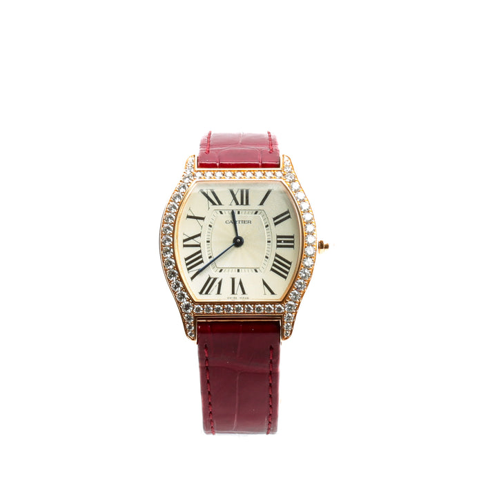 CARTIER 18K Rose Gold Tortue Watch - FINAL SALE