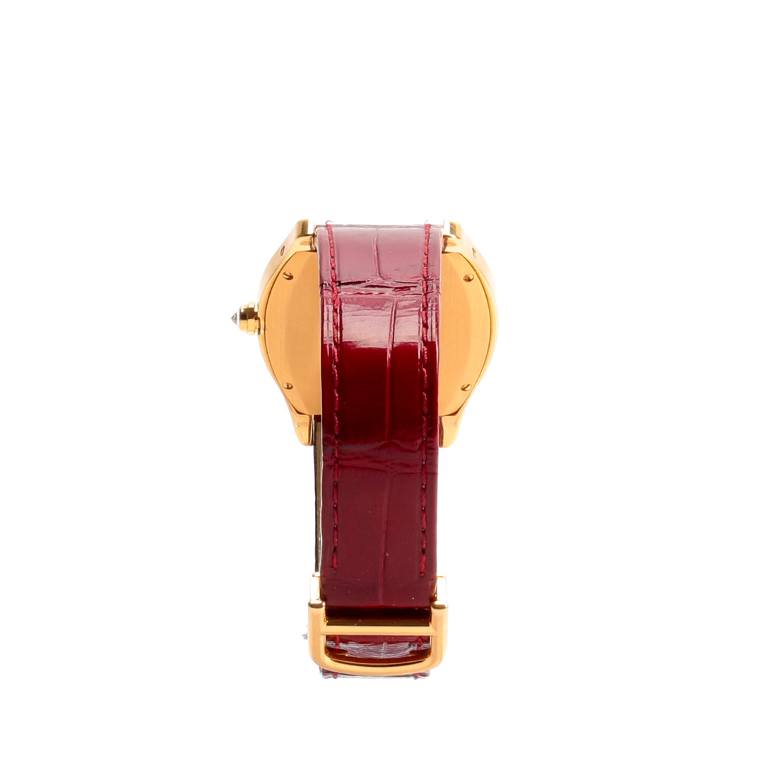 CARTIER 18K Rose Gold Tortue Watch - FINAL SALE