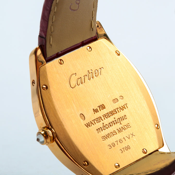 CARTIER 18K Rose Gold Tortue Watch - FINAL SALE