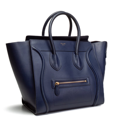 CELINE Mini Luggage Tote - Navy OUTLET FINAL SALE