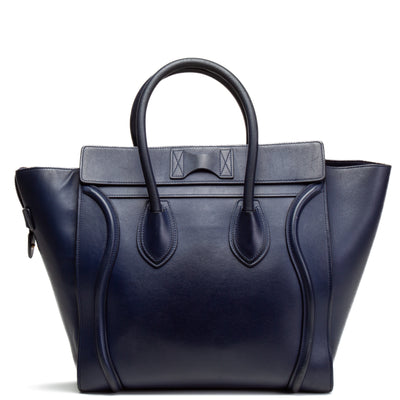 CELINE Mini Luggage Tote - Navy OUTLET FINAL SALE