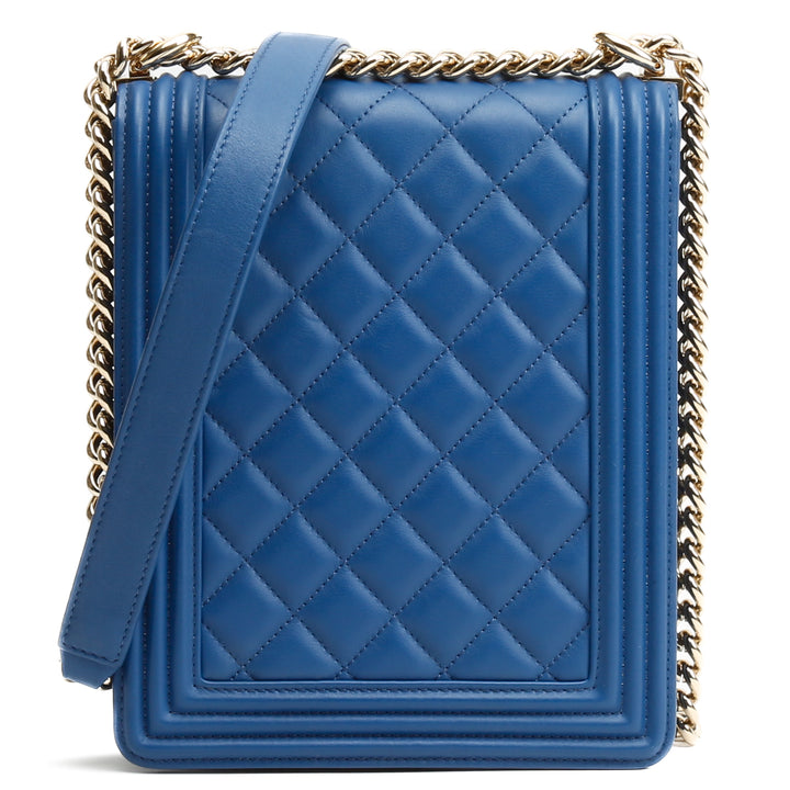 CHANEL North South Boy Bag - Royal Blue