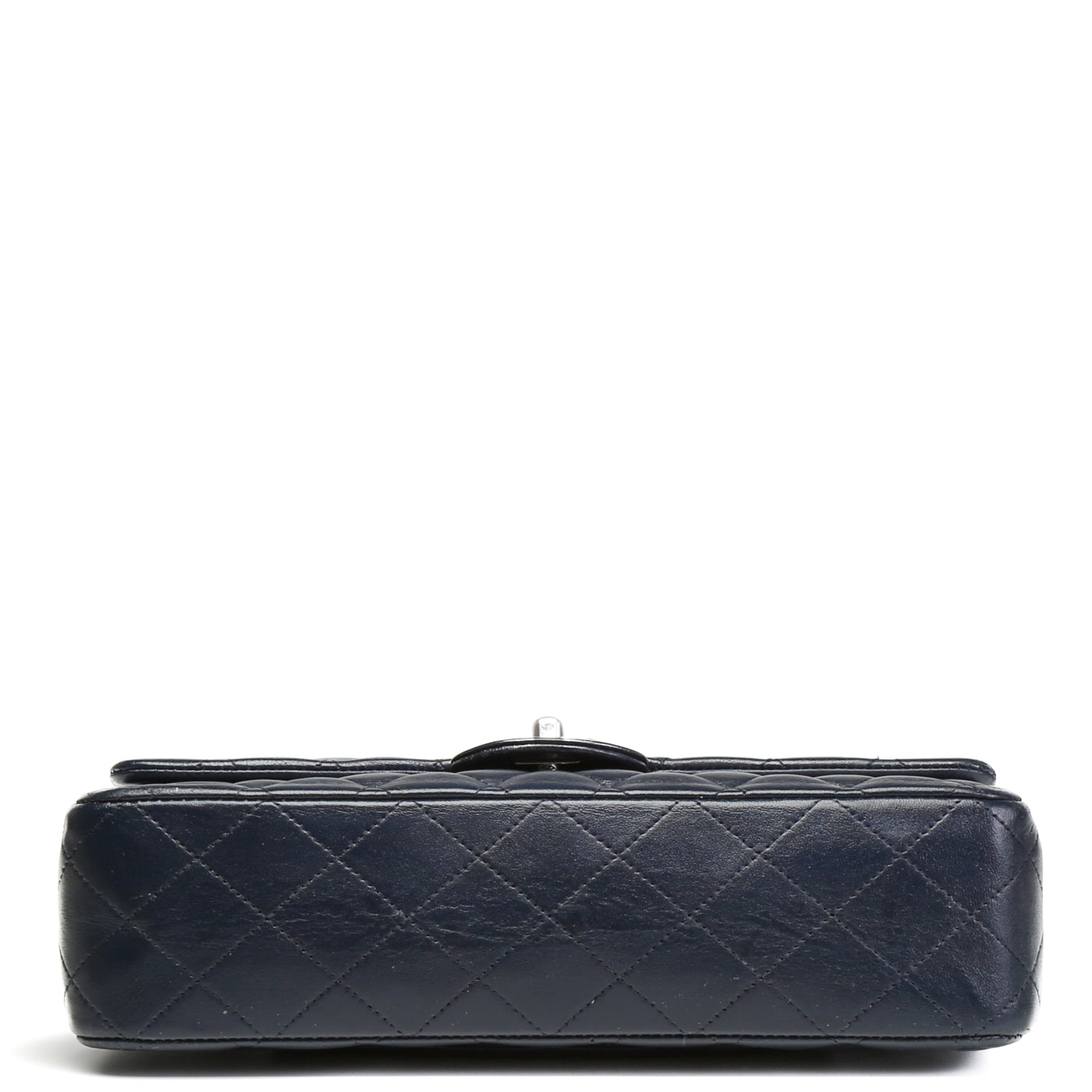 CHANEL Classic Quilted Double Flap Medium - Navy