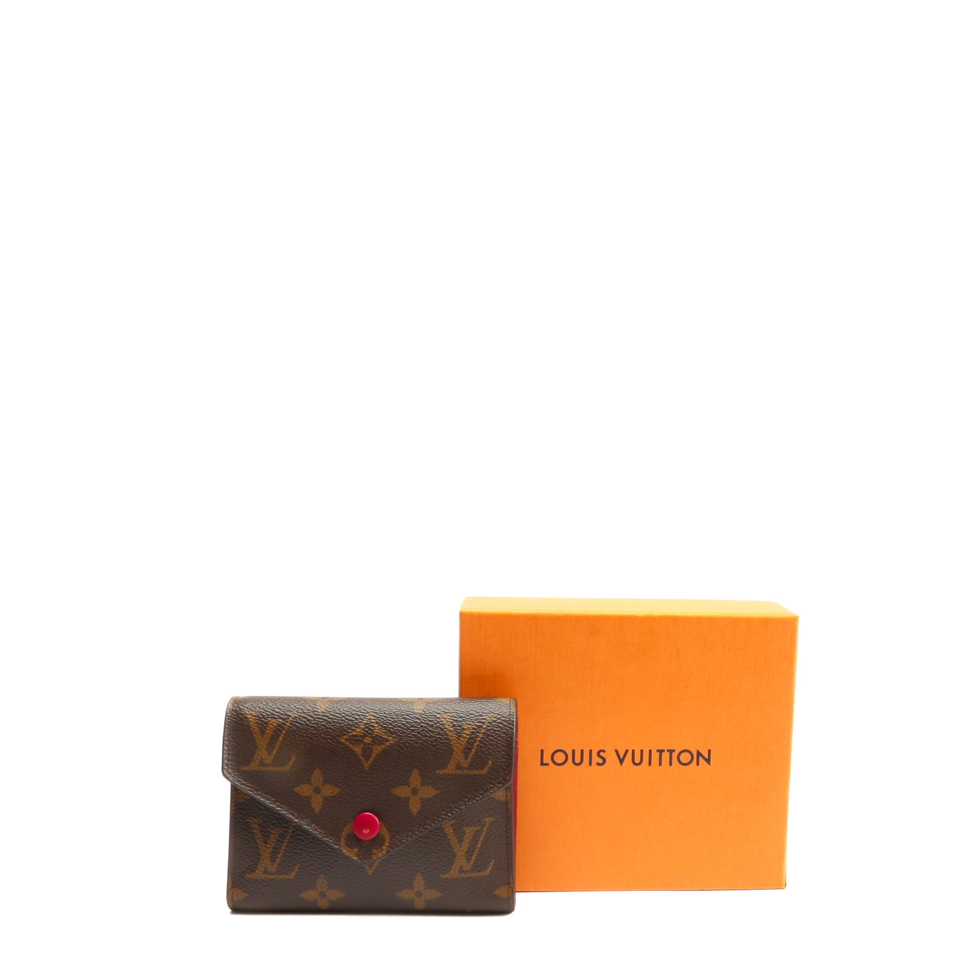 LOUIS VUITTON Monogram Victorine Wallet Fuchsia