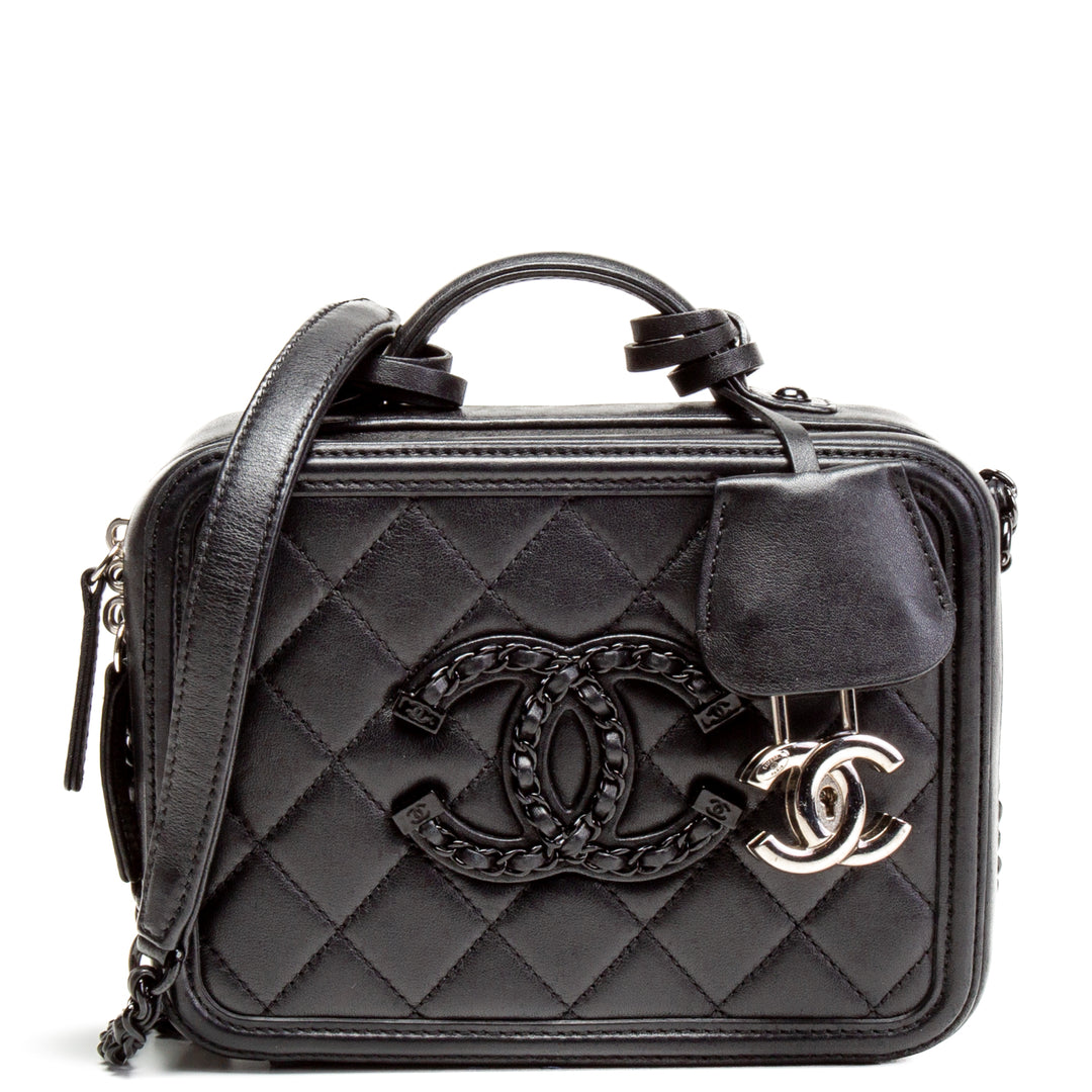 CHANEL Incognito CC Filigree Vanity Shoulder Bag - So Black