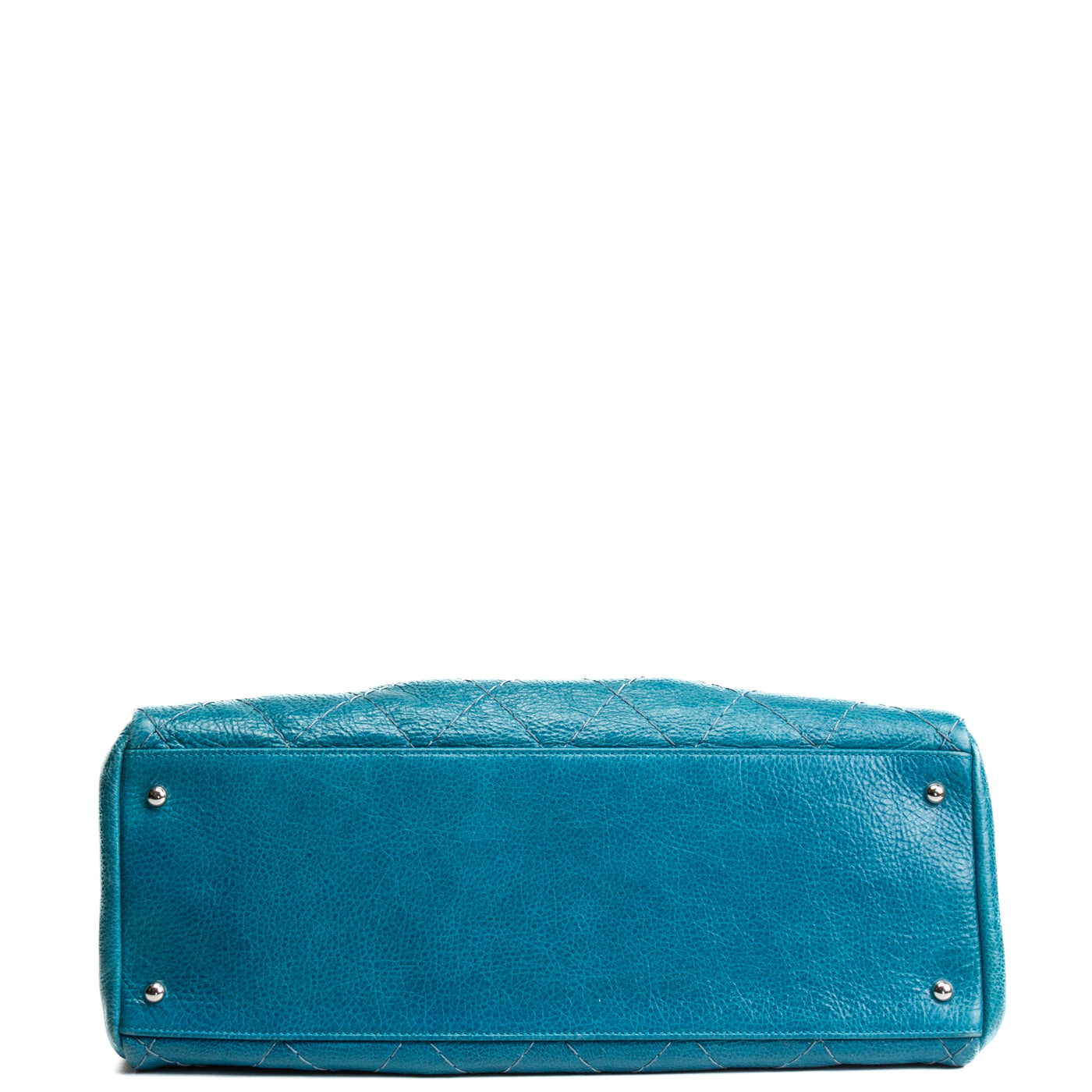 CHANEL Glazed On The Road Large Tote - Turquoise