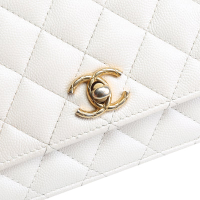 CHANEL Wallet On Chain - Pearl Iridescent OUTLET FINAL SALE