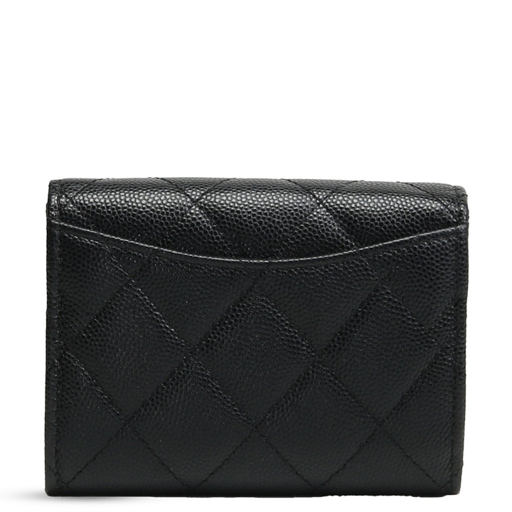 CHANEL Flap Cardholder Wallet - Black