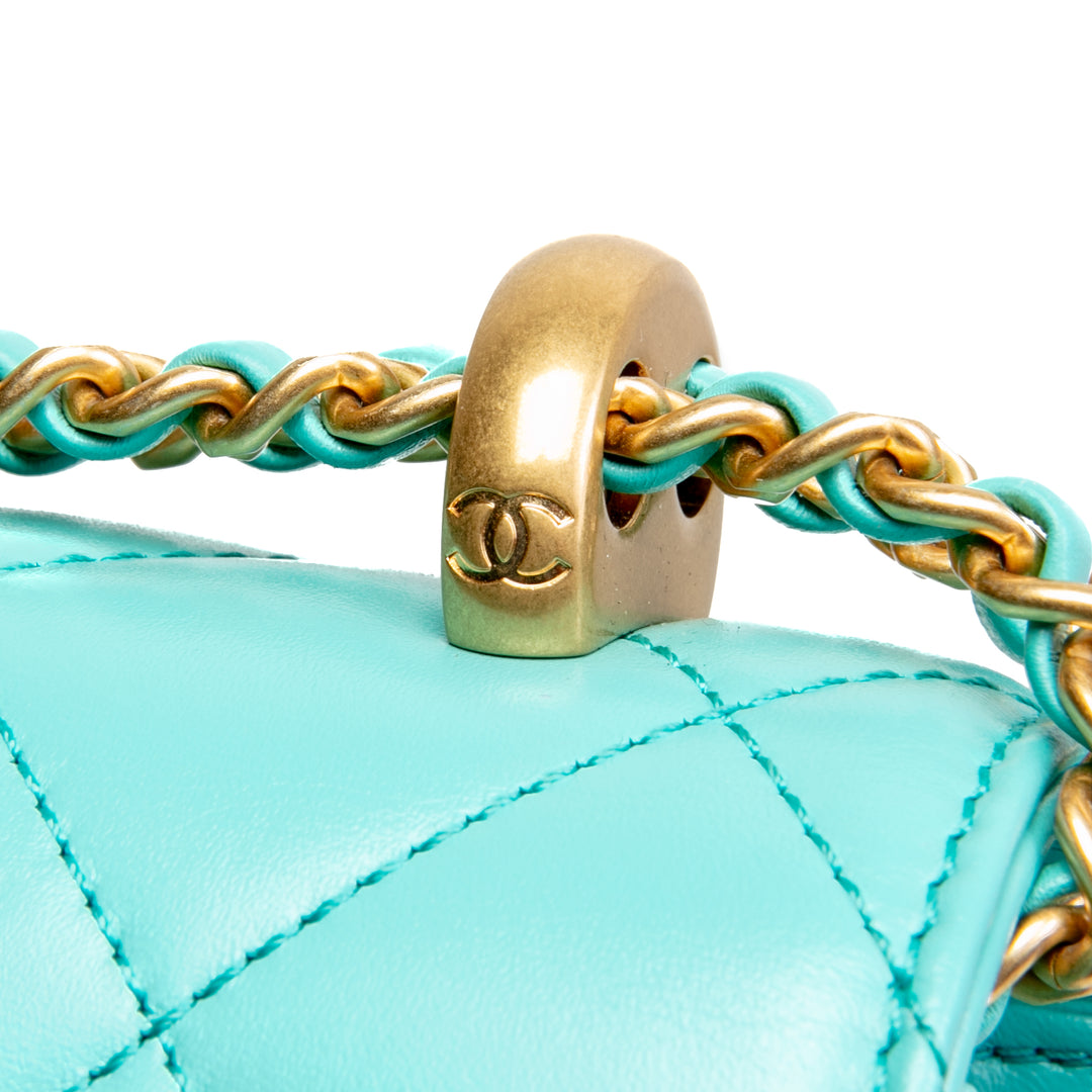 CHANEL Mini Perfect Fit Flap - Turquoise