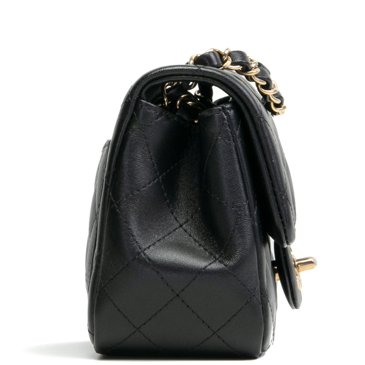 Chanel Mini Square Flap -Tasche - Schwarz