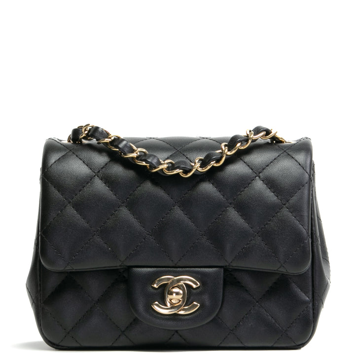 Chanel Mini Square Flap -Tasche - Schwarz