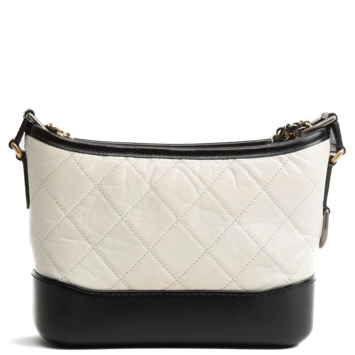 CHANEL Gabrielle Bag Small - Blk & Wht