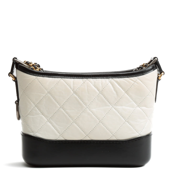 CHANEL Gabrielle Bag Small - Blk & Wht