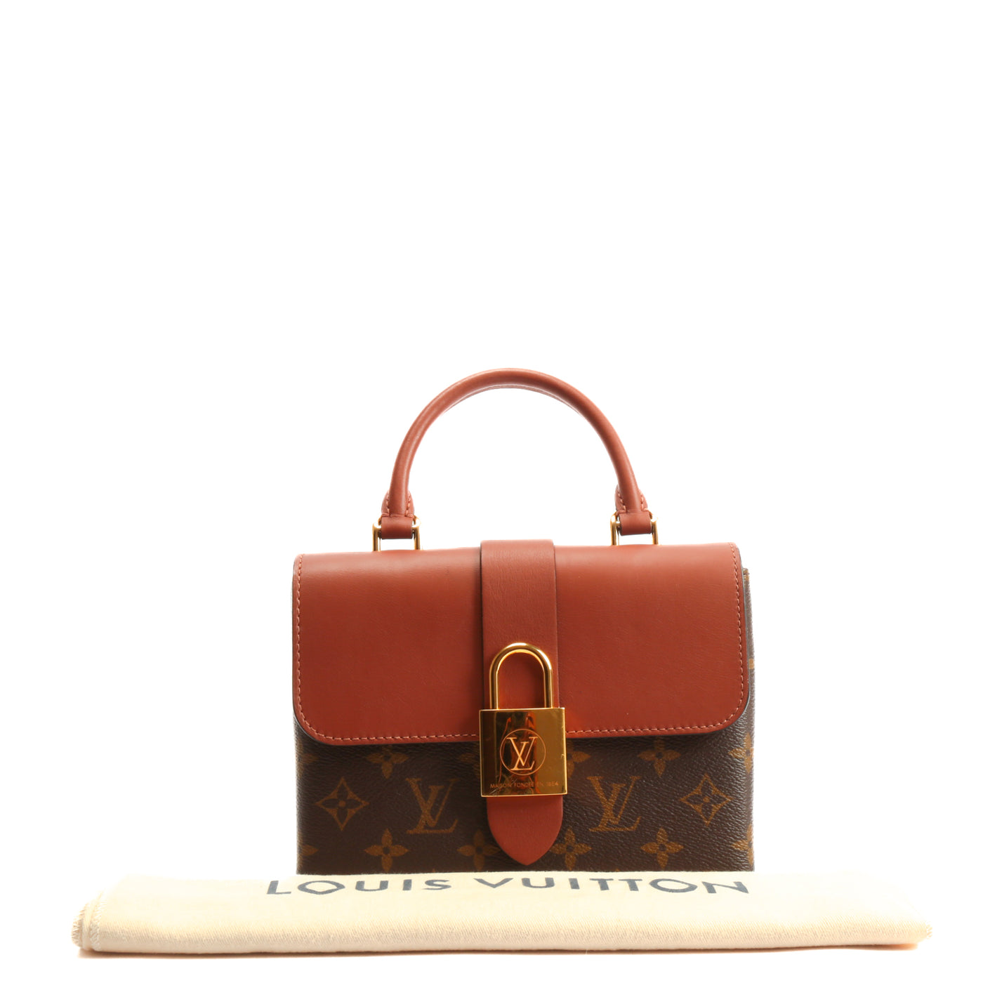 LOUIS VUITTON Monogram Locky BB Caramel