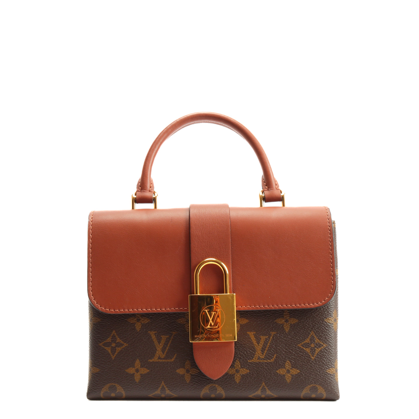 LOUIS VUITTON Monogram Locky BB Caramel