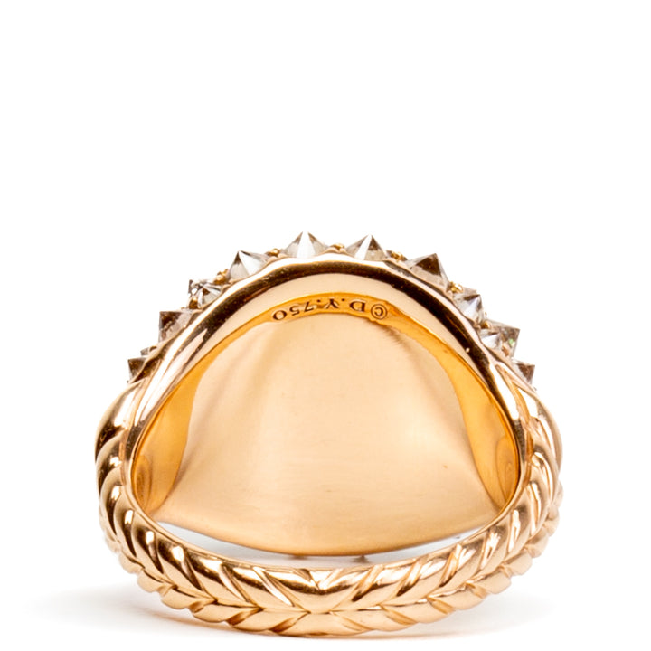 DAVID YURMAN 18K Reverse Set Pave Cognac Ring - FINAL SALE