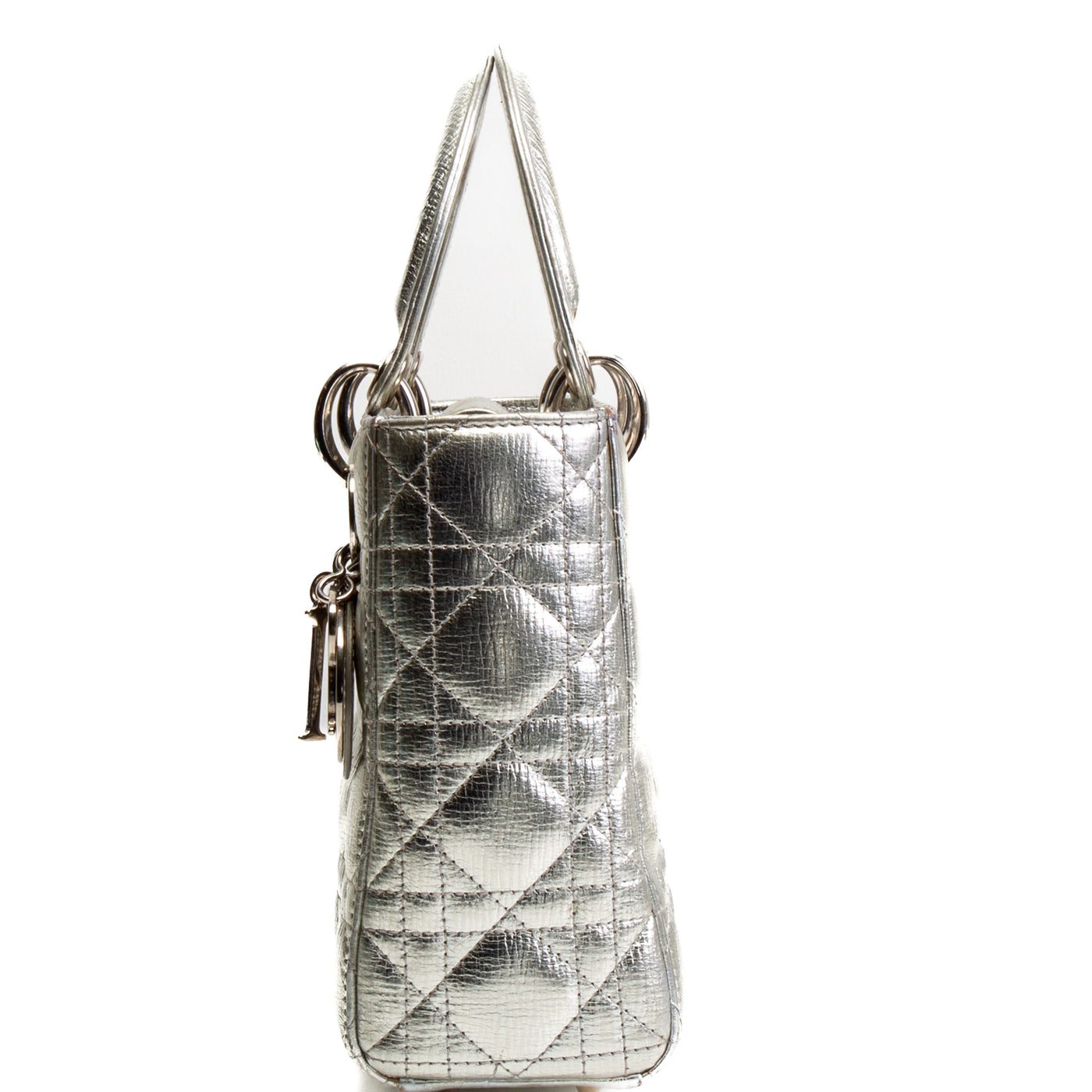 CHRISTIAN DIOR Small Lady Dior - Silver