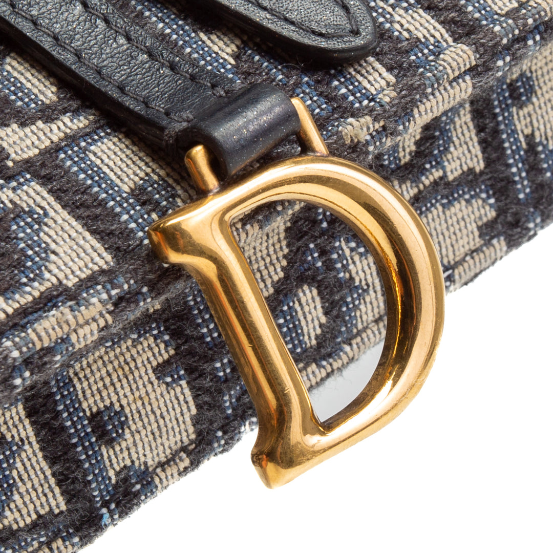 CHRISTIAN DIOR Saddle Belt Pouch - Navy