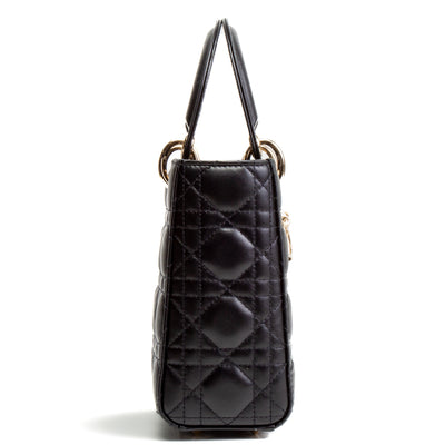 CHRISTIAN DIOR Small Lady Dior- Black