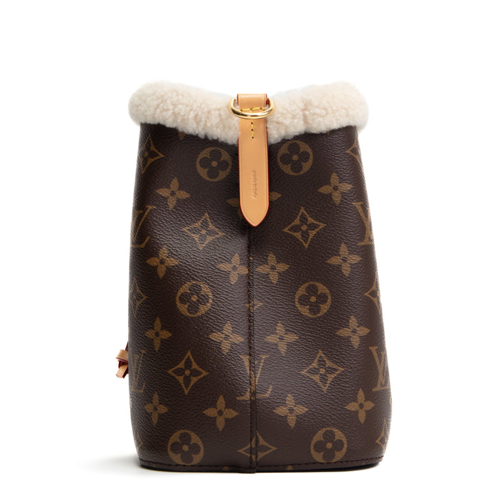 LOUIS VUITTON Monogram Shearling Cozygram Neonoe BB