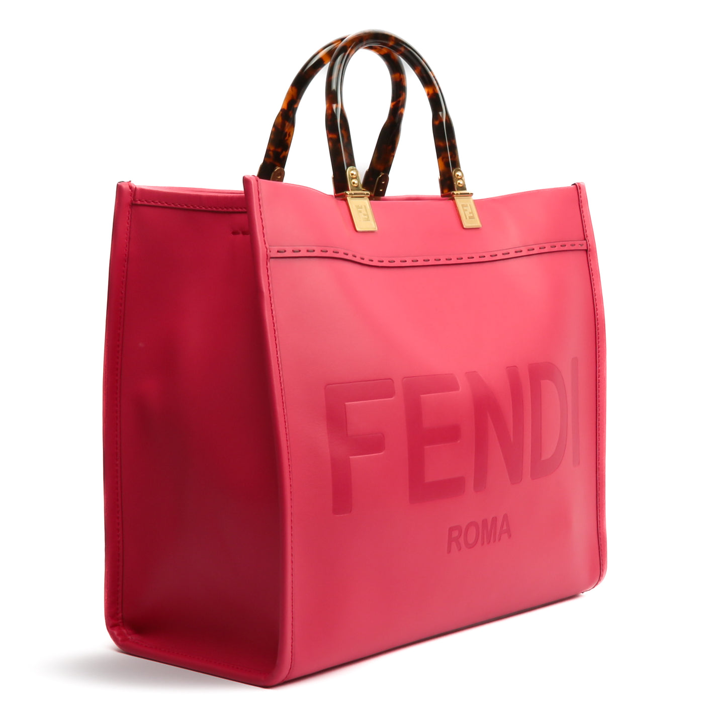 FENDI Medium Sunshine Shopper Tote - Pink