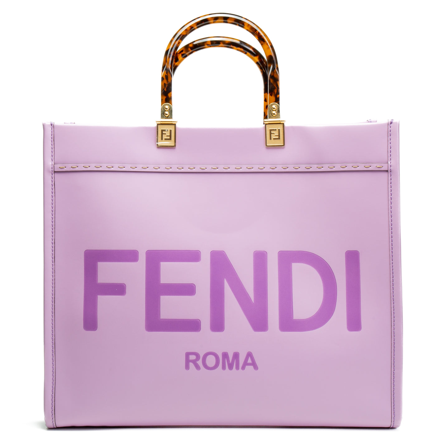 FENDI Medium Sunshine Shopper Tote - Lilac