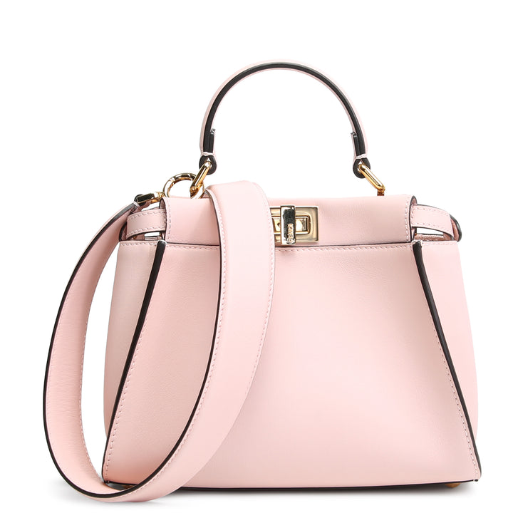 FENDI Mini Peekaboo Shoulder Bag - Pink