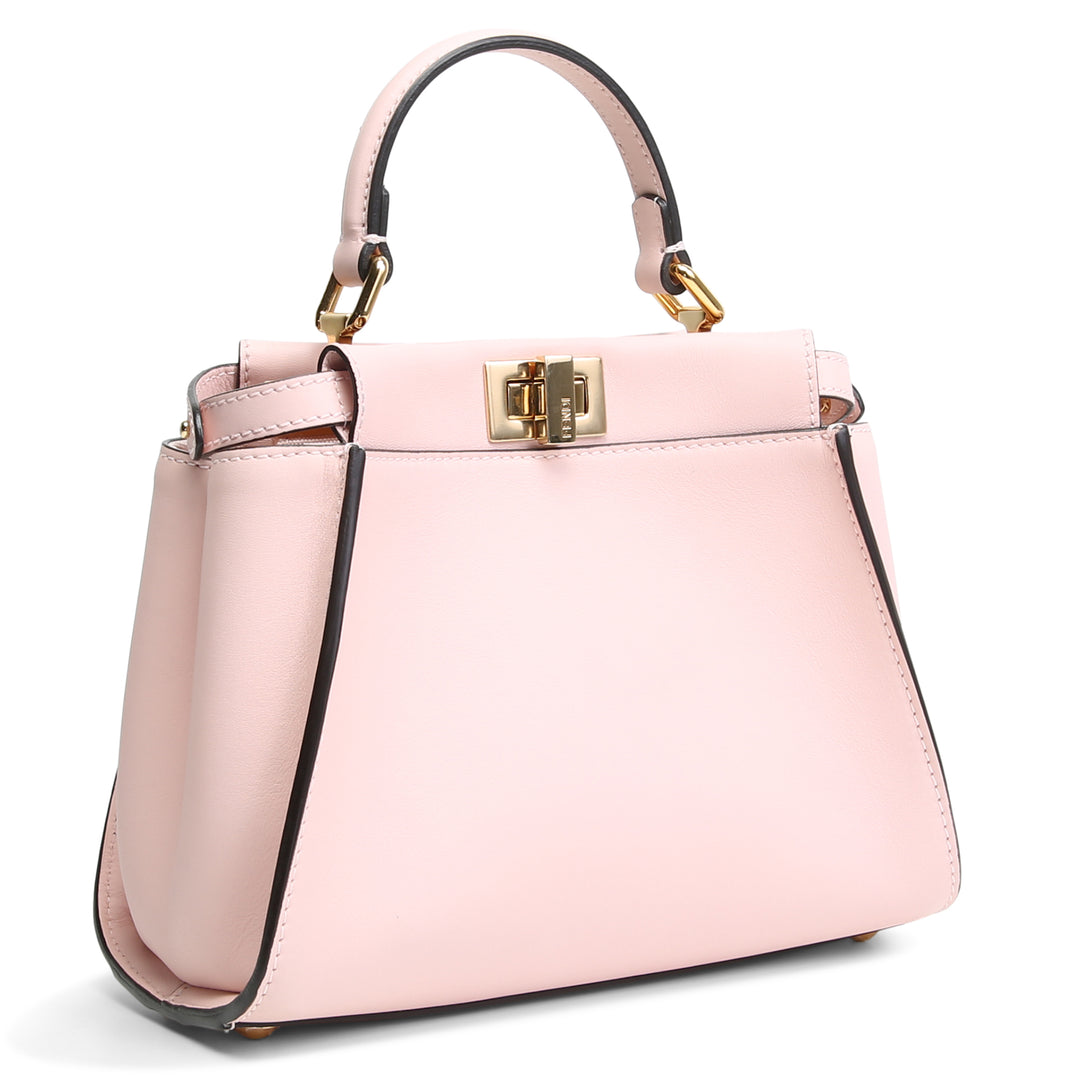 FENDI Mini Peekaboo Shoulder Bag - Pink