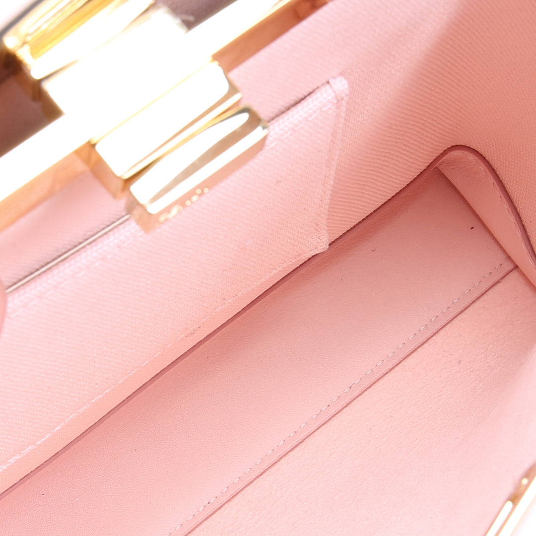 FENDI Mini Peekaboo Shoulder Bag - Pink