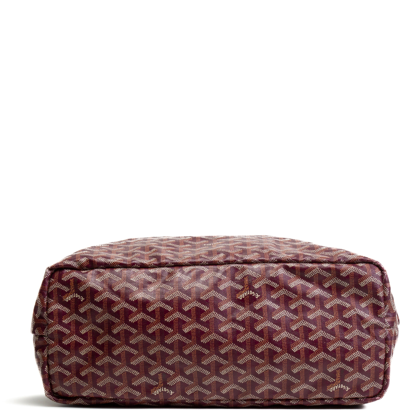 GOYARD Goyardine St. Louis PM Tote w/ pouch -Burgundy OUTLET FINAL SALE