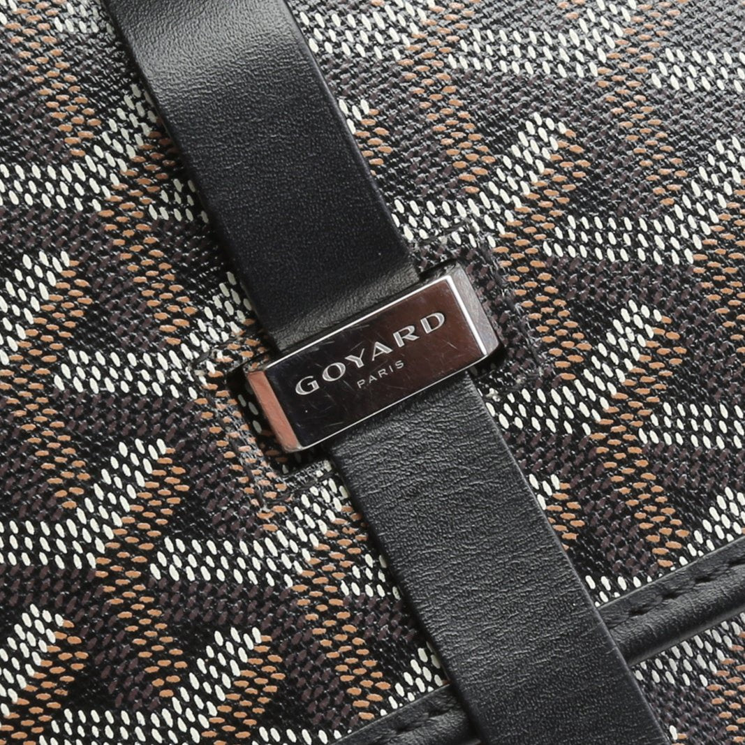 GOYARD Goyardine Belvedere MM Messenger - Black