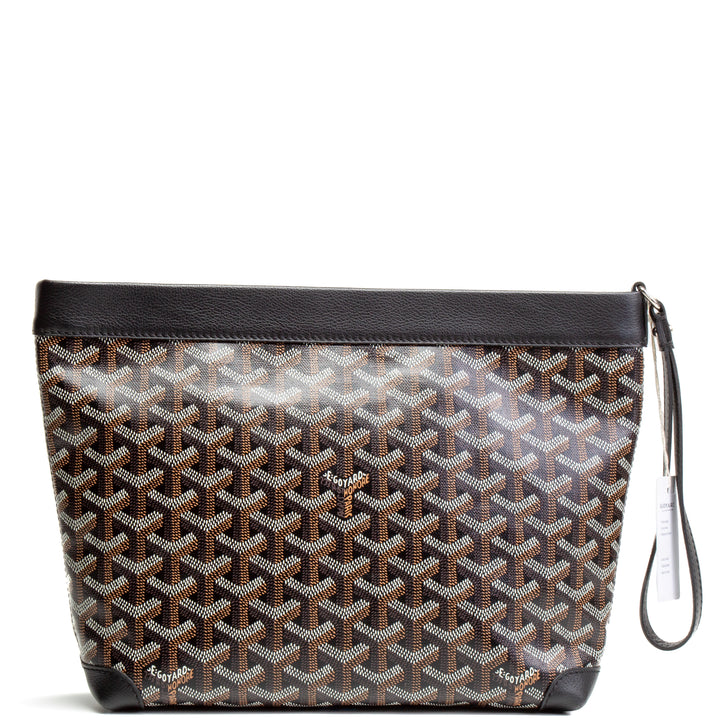 GOYARD Goyardine Conti Pouch - Black