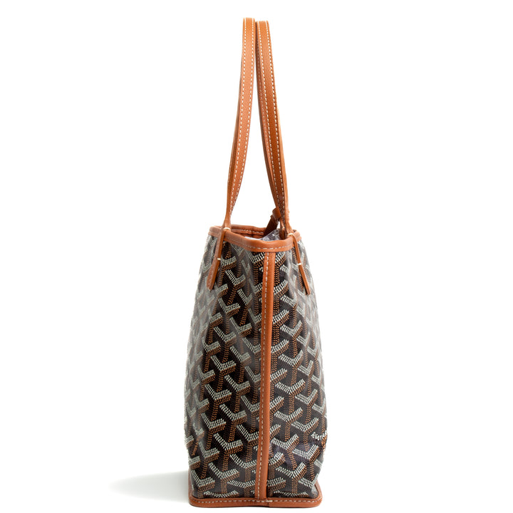 GOYARD Anjou Mini Tote - Black / Tan