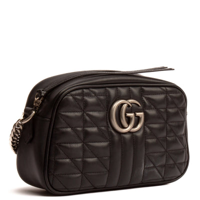 GUCCI GG Marmont Small Shoulder Bag - Black