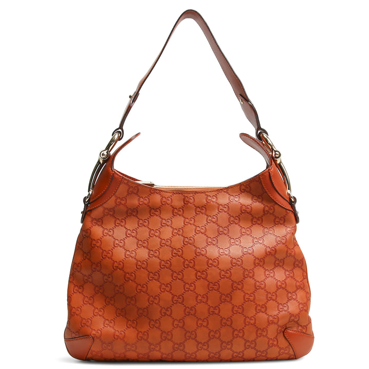 GUCCI Guccissima Horsebit Creole Hobo - Saffron - OUTLET FINAL SALE