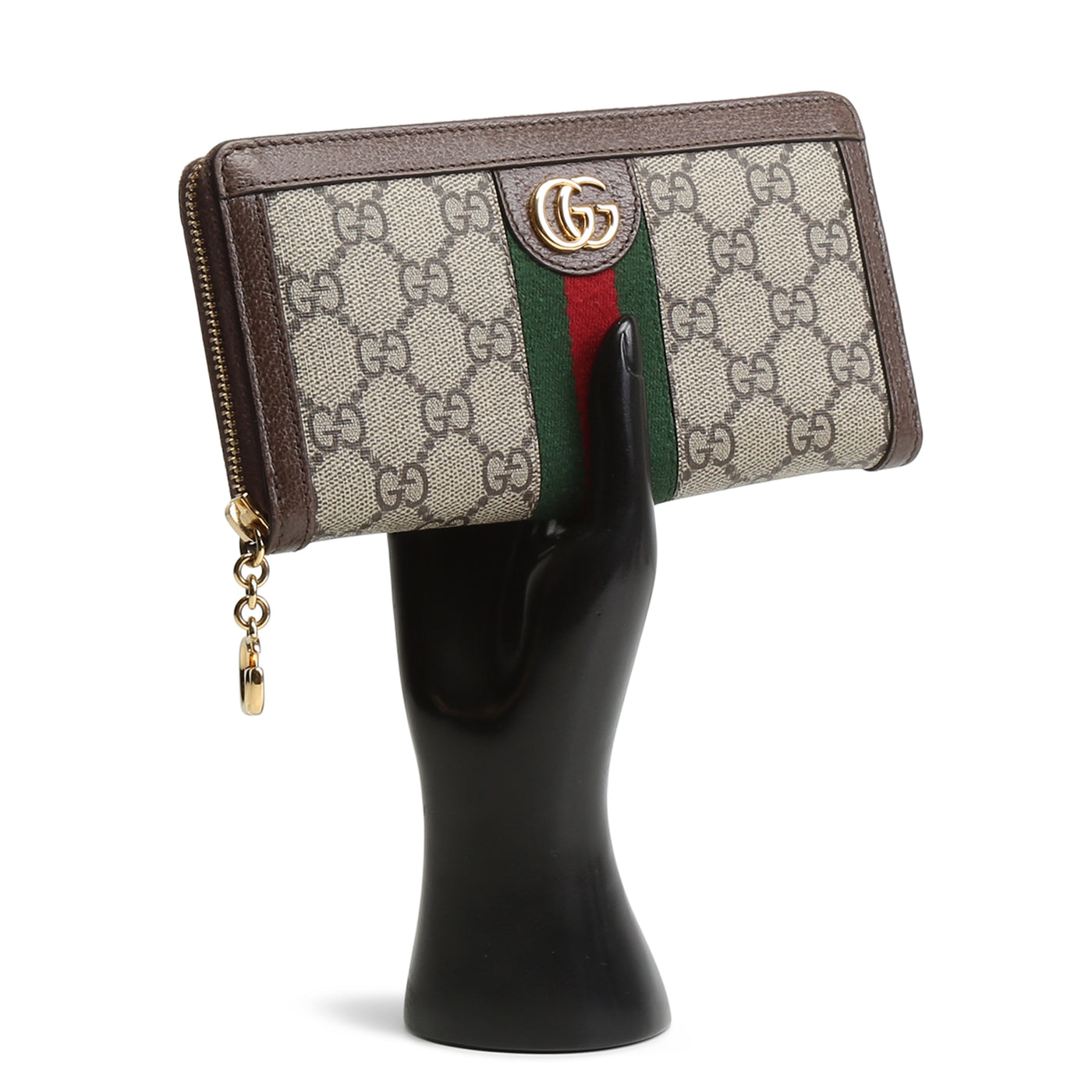 GUCCI Ophidia GG Zip Around Wallet