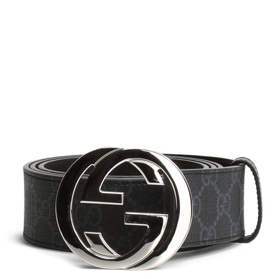 GUCCI GG Supreme Belt - Black 105/42