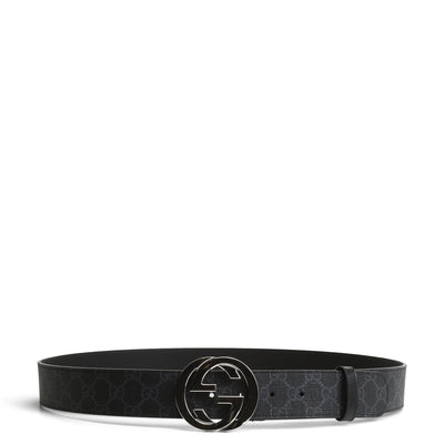 GUCCI GG Supreme Belt - Black 105/42