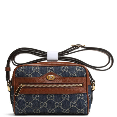 GUCCI GG Denim Ophidia Bag - Blue